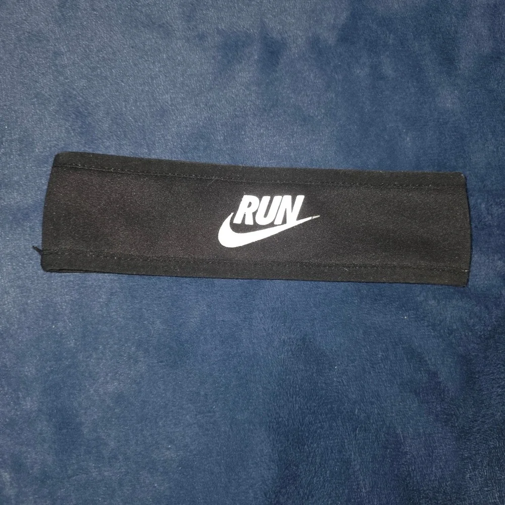 Nike Run‎ Therma-Fit Reversible Headband Black Neon Yellow Ear Warmer Athletic